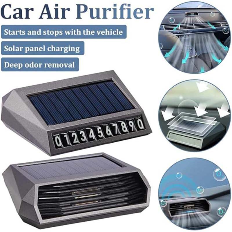 Odor Eliminator Car - 태양광 자동차 공기청정기 오존 발생기 음이온