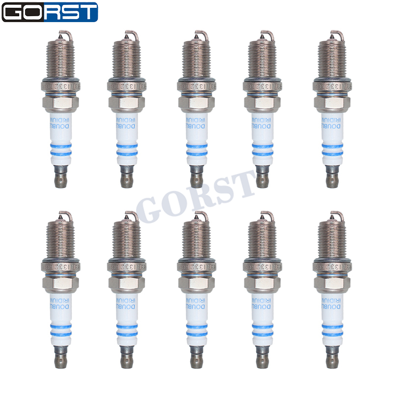 Bosch Spark Plug Iridium - 10개 M14x1.25 더블 이리듐 스파크 플러그