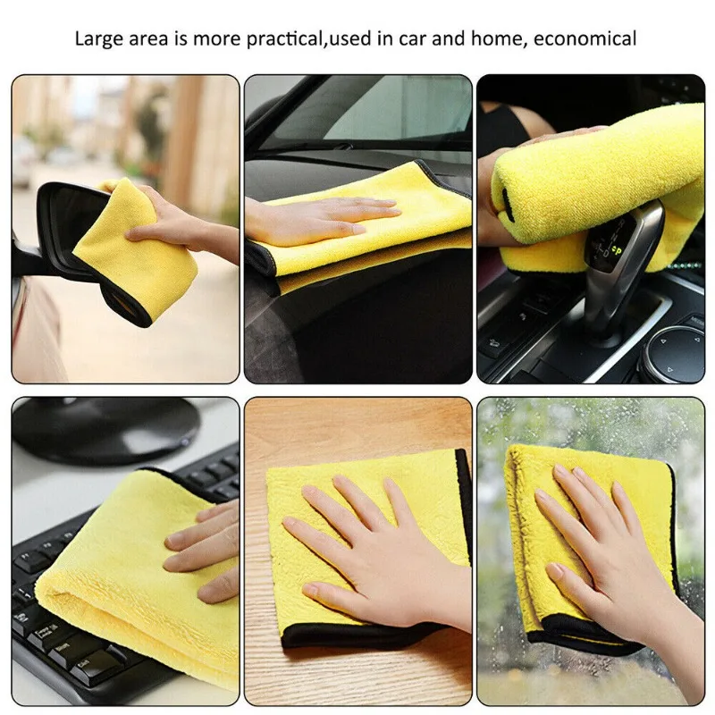 1/3/5PCS 마이크로 화이버 청소 수건 두꺼운 부드 - Microfiber Towel Detailing 리뷰 및 가격